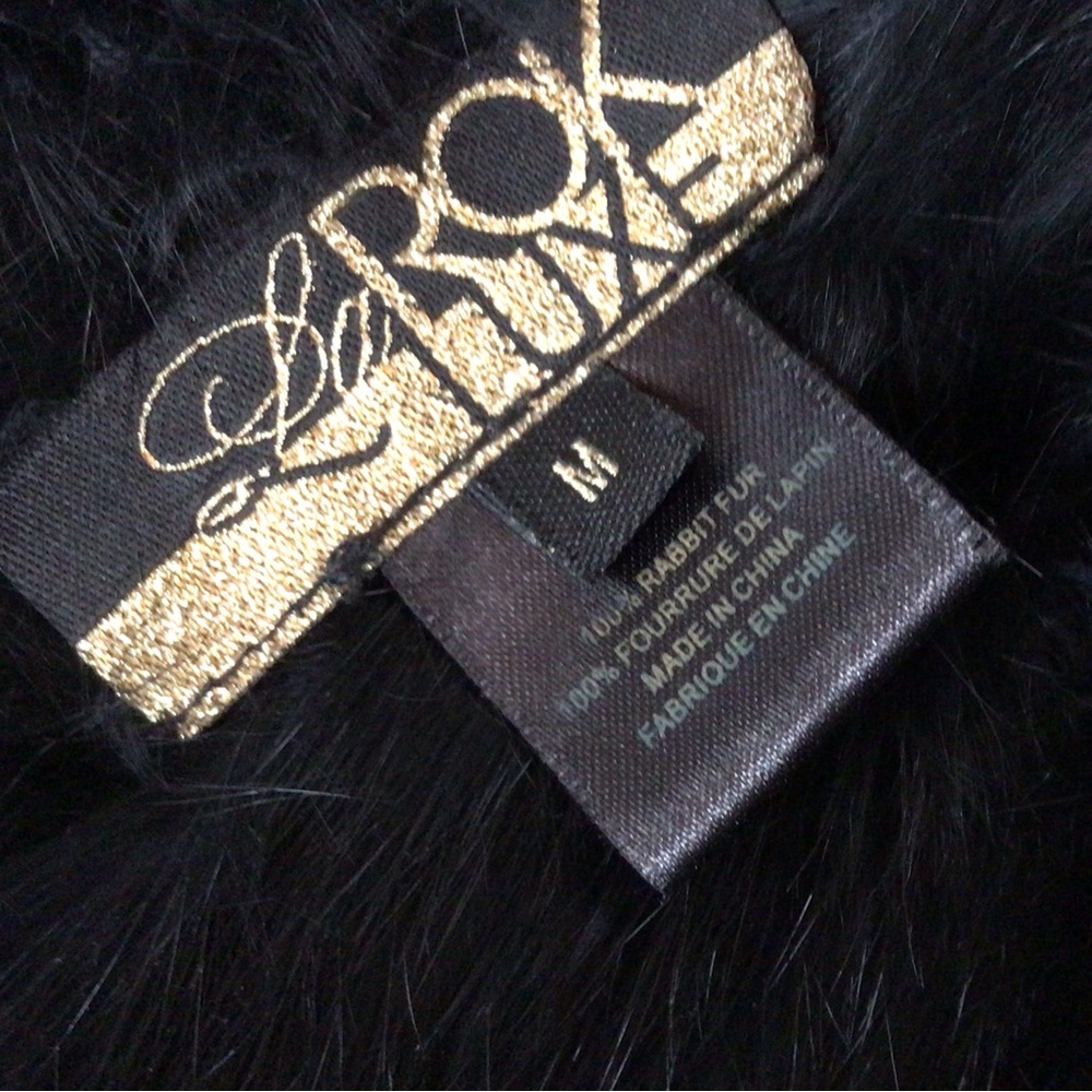 La Rok Luxe, Rabbit Fur Waistcoat, Medium